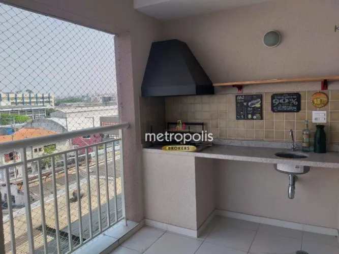 Apartamento com 3 dormitórios à venda, 85 m² por R$ 972.123,57 - Centro - São Caetano do S