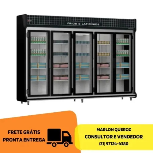 Refrigerador 5 Portas Polo Frio Novo