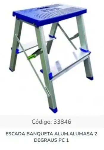 Escada banqueta 2 degraus