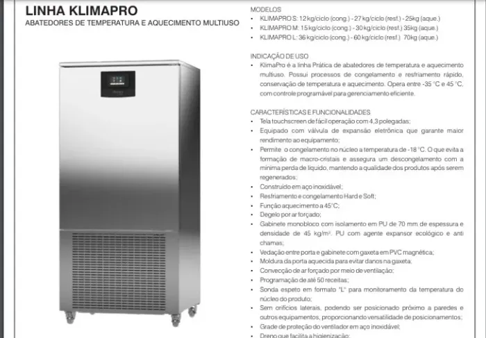 Ultra Congelador Abatedor de temperatura 7 formas *Arnildo48- *