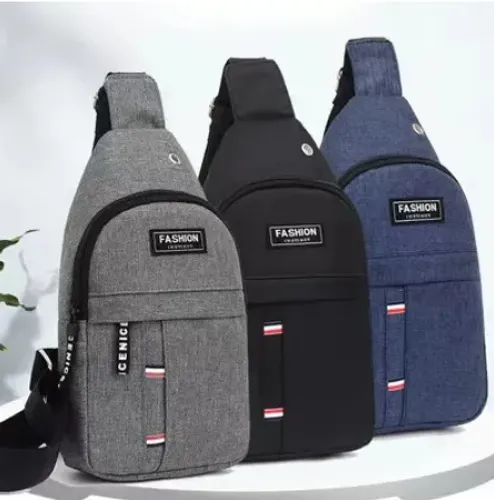 Mochila Bolsa de Peito Ombro Com 1 Divisão Pochete Transversal z727 ztrx