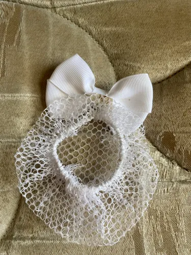 Rendinha de cabelo branca