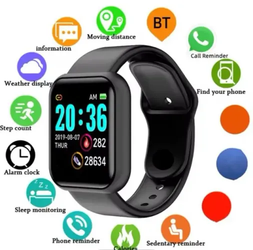 Smartwatch Unissex relógio de pulso