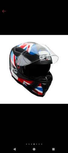 Capacete GP Tech ultra UK SV fosco