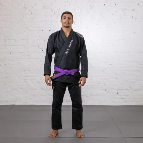 Kimono jiu jitsu naja F1 vermelho e preto