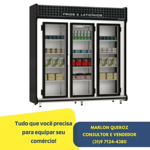 Auto Serviço Refrigerador 3 Portas Polo Frio 127/220v