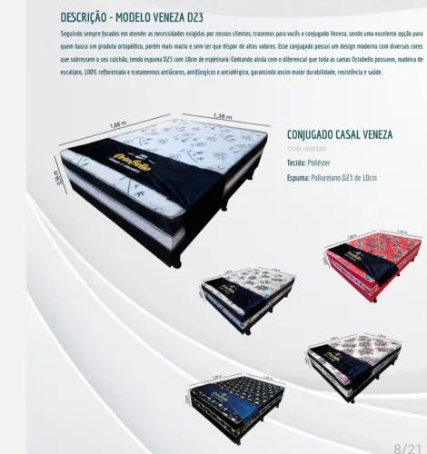 Cama box veneza Black Friday