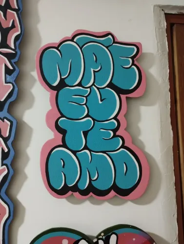 Quadro Decorativo 'Mas Eu Te Amo'