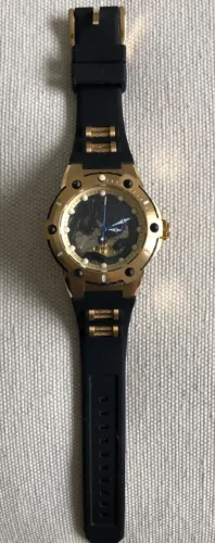RELÓGIO INVICTA BOLT AUTOMÁTICO BANHADO A OURO 18K SEM USO!