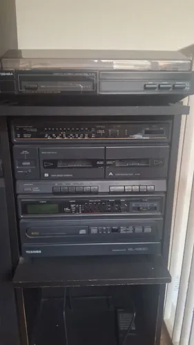 Aparelho Som Toshiba CD/Vinil/Tape