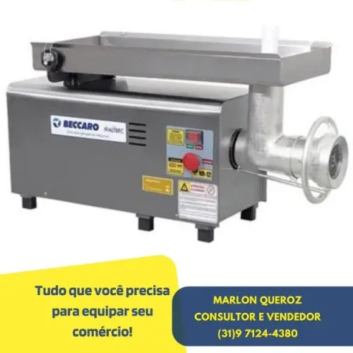 Moedor de Carne Beccaro Boca 22 Bivolt 127/220v