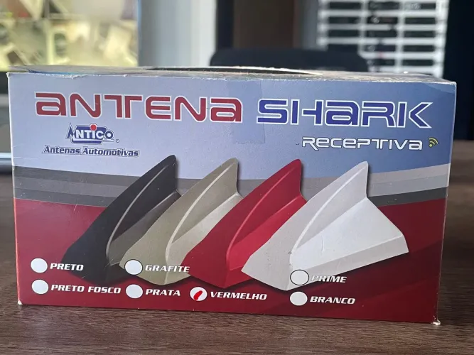 Antena Shark Receptível para Carro várias cores 