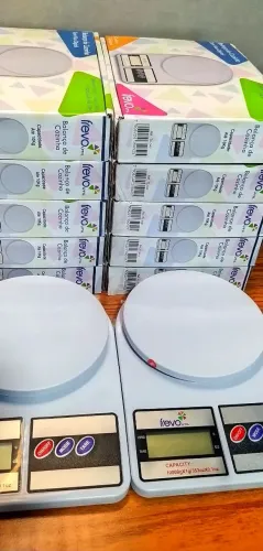 Balança digital, dieta e receitas