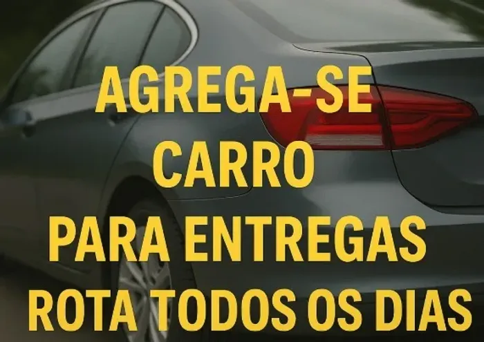 Agrega-se carro para entregas 