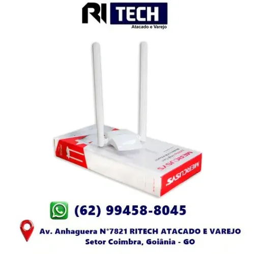 Adaptador Usb Wifi Mercusys 300mbps 2 Antenas Wireless 2.4G