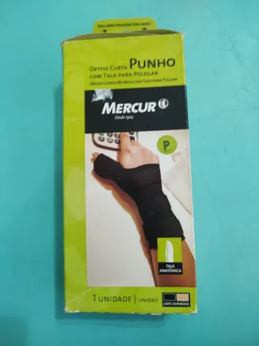 Órtese Curta Punho Com Tala Para Polegar Mercur