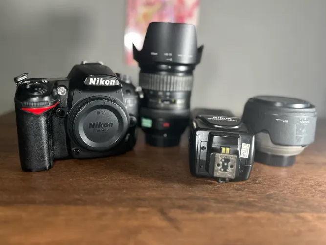 Nikon D7000 com kit completo
