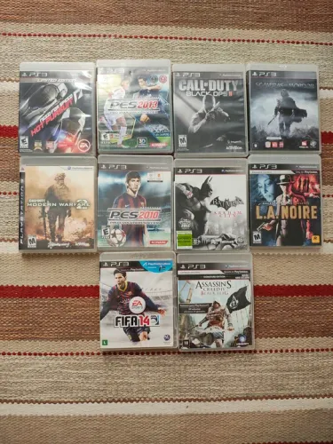 9 Jogos PS3 - Diversos Gêneros