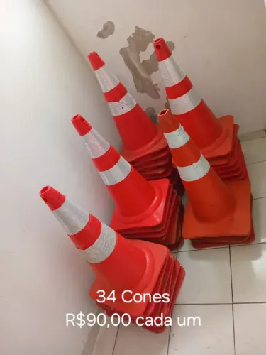 Cones de sinalização apartir de R$20,00 cada