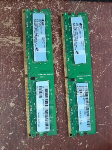 Duas Memorias ram 1333mhz ddr2 1gb cada