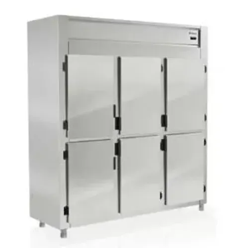 R1 Mini câmara geladeira comercial 1550lts 6 portas Gelopar