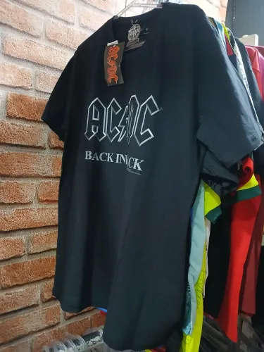 Camisas d Ac/Dc backup in black