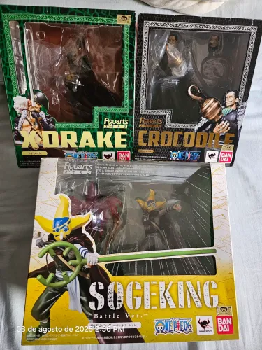 Lote de figuras! Figuras de ação One Piece - Coleção Completa!