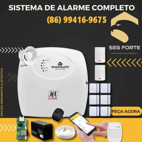 Sistema de Alarme Completo SmartCloud 18 JFL