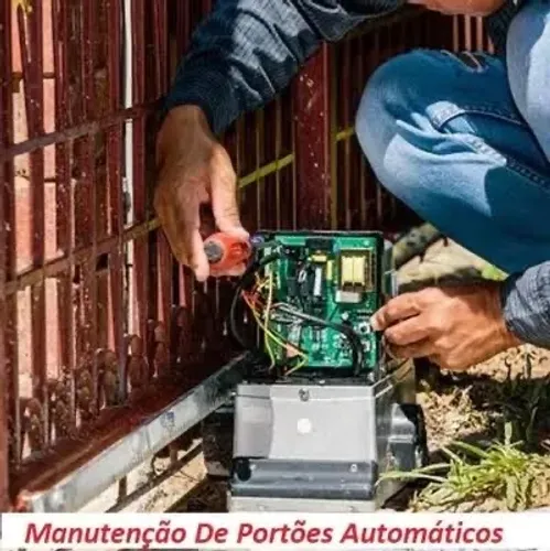 Instalação e manutenção em portão eletrônico, câmeras de segurança, motor de portão