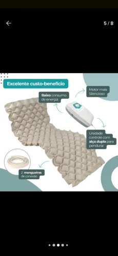 Colchão Pneumático Hospitalar Anti Escaras