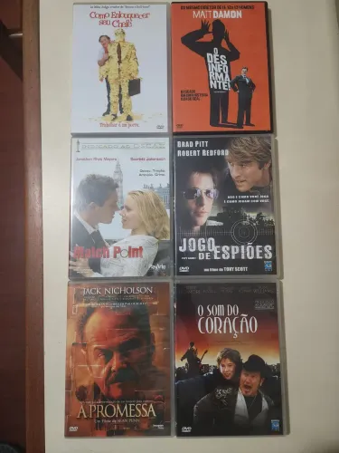 Lote 6 DVDs Originais (Legendas em Português)