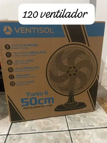 Ventilador ventisol 50CM 6 pá