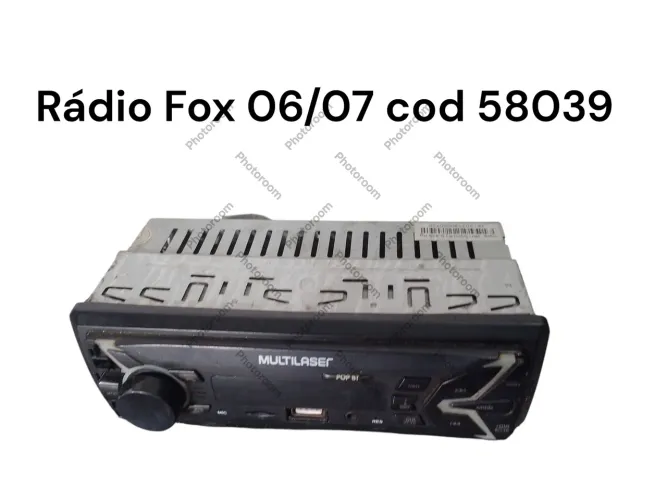 Rádio Fox 06/07 cod 58039