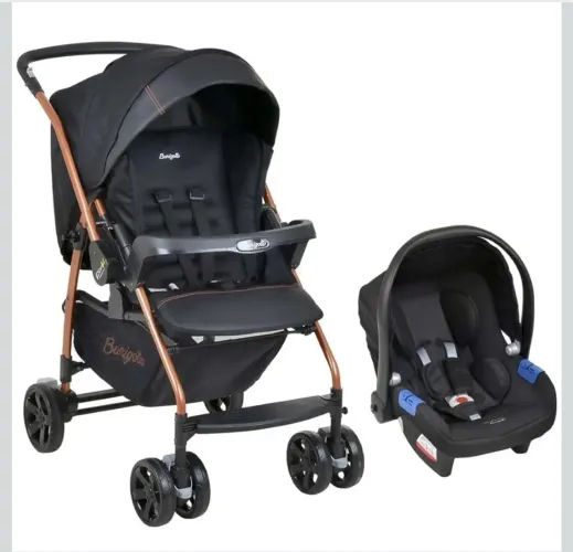 Carrinho de bebê + bebê conforto