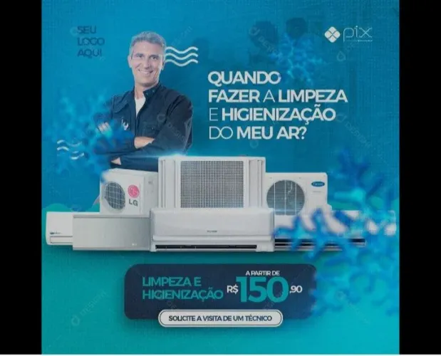 Limpeza e manutenção de ar condicionado 