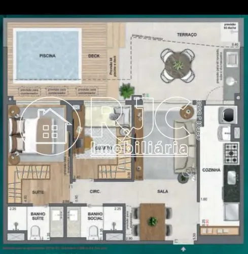 Imóvel para venda com 95 metros quadrados com 1 quarto em Tijuca - Rio de Janeiro - RJ
