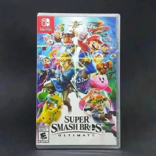 Lacrado super Smash Bros Ultimate Nintendo switch mídia física 