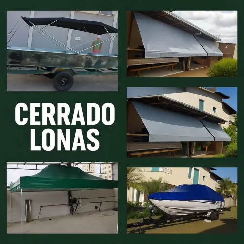 Lonas Reforçadas Sob Medida para Tendas , Toldos & Capotas 