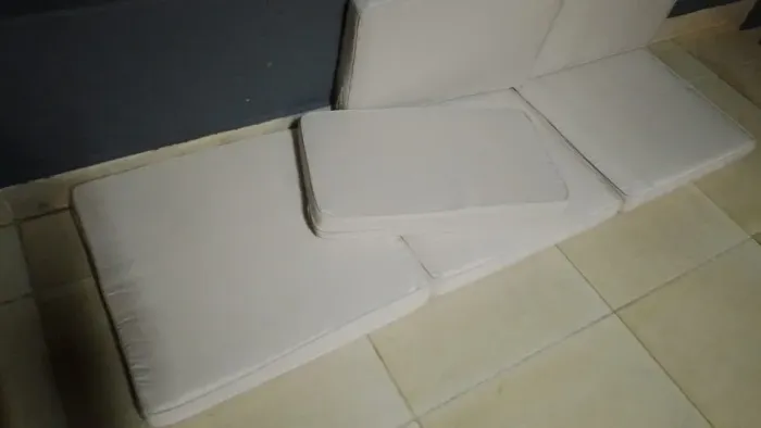 PROMOÇÃO!  KIT C/ almofadas para assento C/ ENCOSTO SOFÁS DE ÁREA externa-