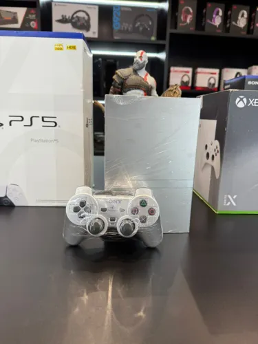 PlayStation 2 Slim Prata - Destravado OPL