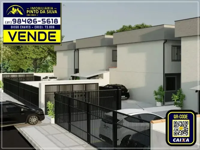 Imóvel para venda possui 42 metros quadrados com 2 quartos em Ipiíba - São Gonçalo - RJ