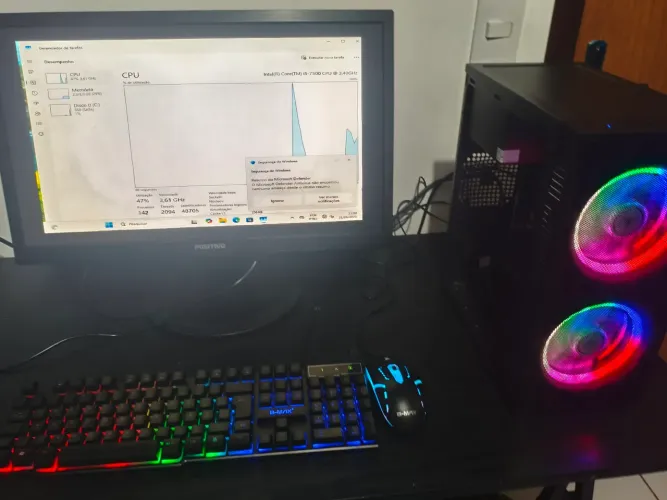 Pc gamer core i5 DDR4 + NVidia 4gb