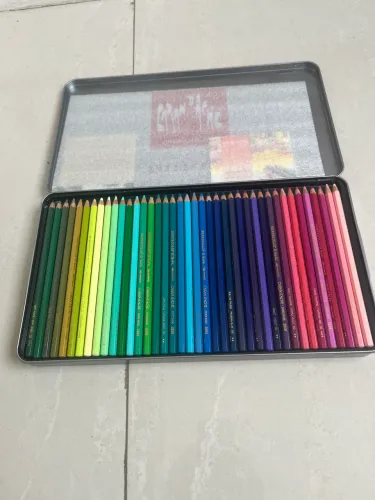Estojo Carandache lápis cor aquarela 80 cores importado novo