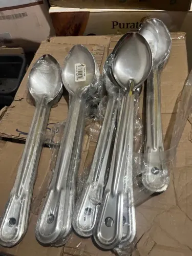 Conjunto de Colheres de Aço Inox - 10 Peças