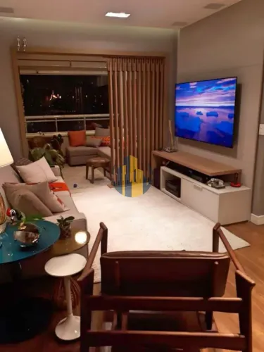 Apartamento Decorado e Mobiliado a 450m do Metrô Ana Rosa  Vista para o Parque