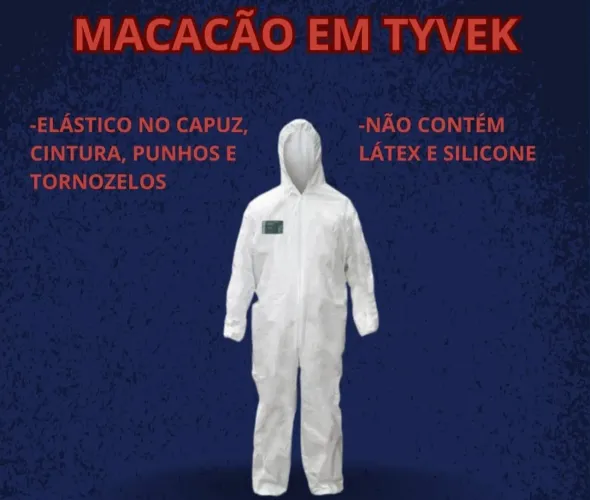 Macacão de Proteção em Tyvek - C.A 39707 