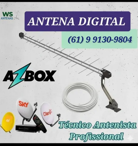 Antenista em Brasília - Instalador de Antenas <br>WhatsApp direto: h