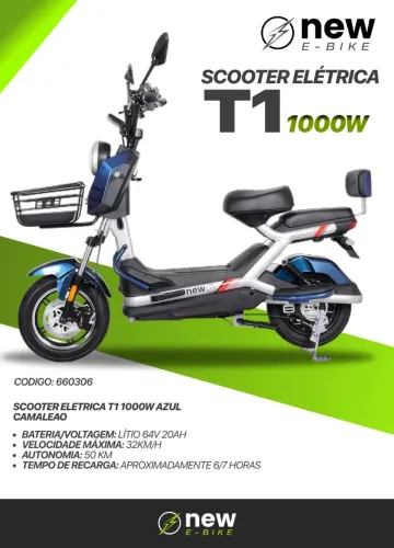 SCOOTER ELETRICA T1 1000W