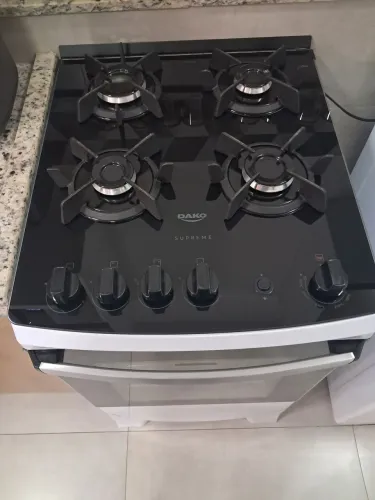 Fogão Dako 4 bocas vidro