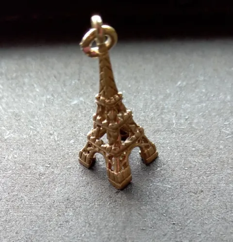 Pingente banhado a ouro